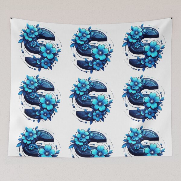 Item preview, Little Blue Flowers S designed and sold by AIrtisticPrints.