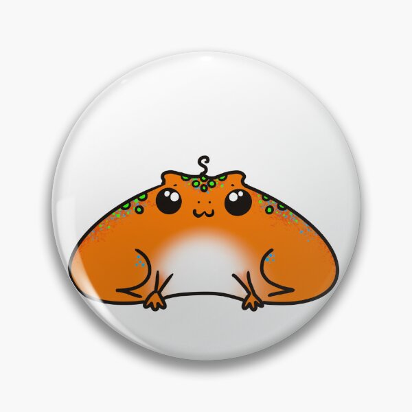 Item preview, Squishy Orange Freckled Frog designed and sold by Bri Rogerson.