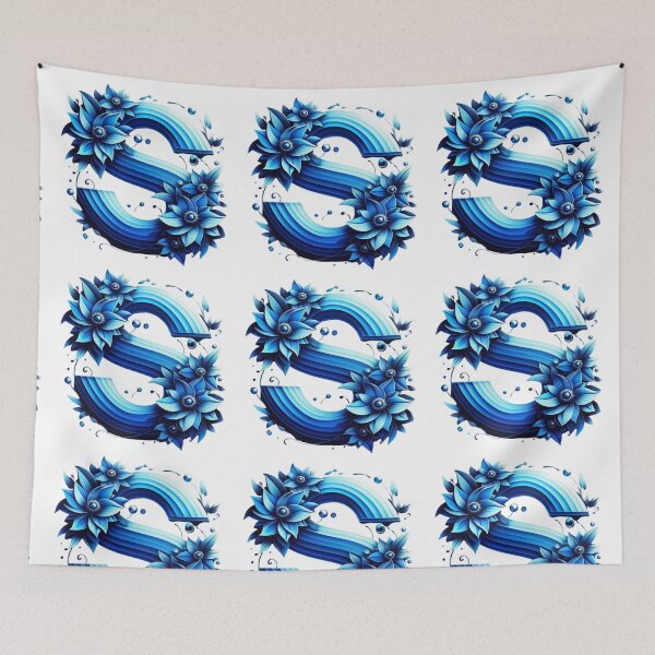 Item preview, Little Blue Flowers S designed and sold by AIrtisticPrints.