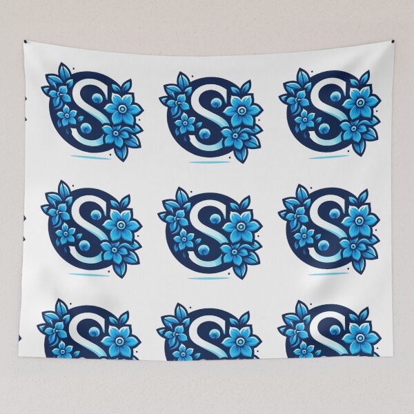 Item preview, Little Blue Flowers S designed and sold by AIrtisticPrints.