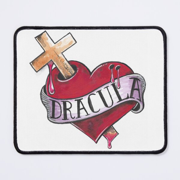 Aperçu de l'œuvre Conception de style de tatouage de coeur de Dracula créée et vendue par Spellbound666.