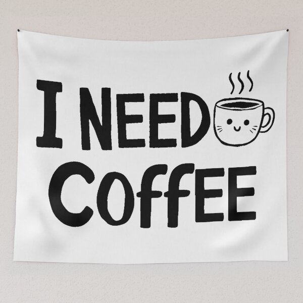 Item preview, I Need Coffee designed and sold by DabrowskiDesign.