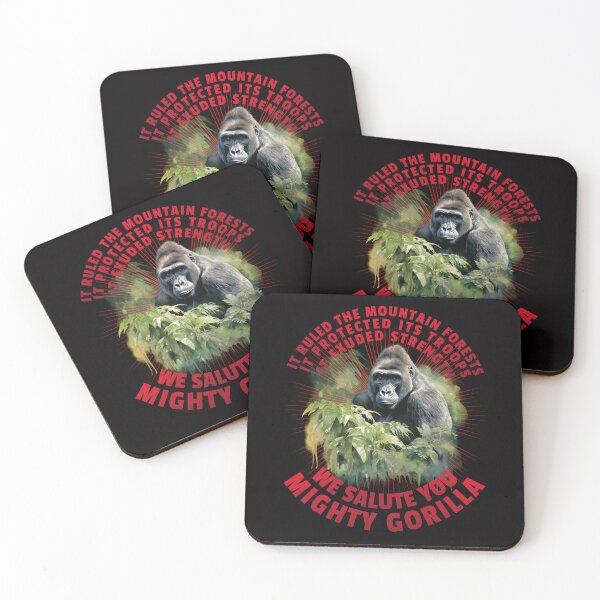 Item preview, Mighty Gorilla Powerful and Inspirational Design designed and sold by CoolCrazyQuirky.