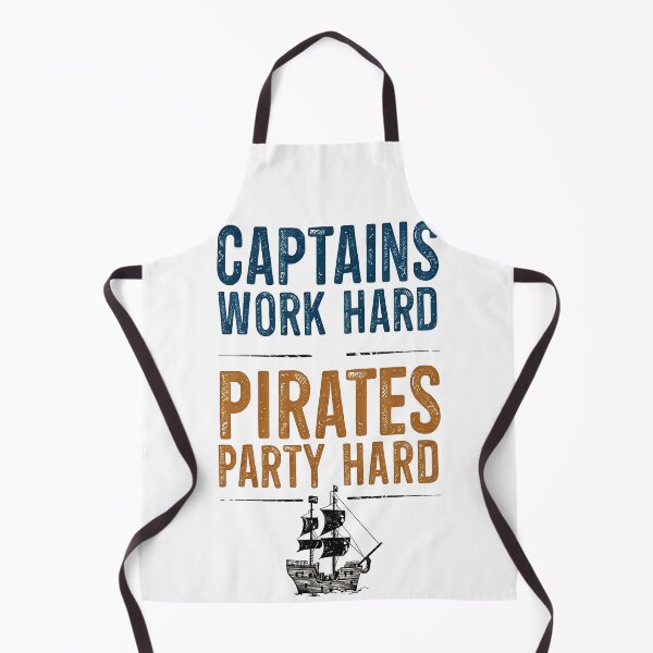 Item preview, Captain Work Hard & Pirates Party Hard Talk Like a Pirate designed and sold by Mosaic-97.