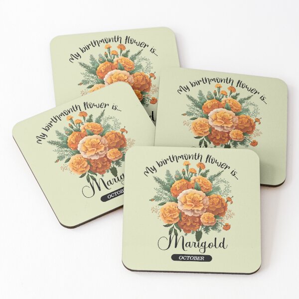 Item preview, Your BirthMonth Flower is - October - Marigold - Stickers, T-Shirts & More designed and sold by AlienSativo.
