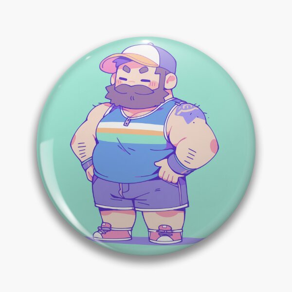 Item preview, Cute chibi muscle bear. designed and sold by TheVibesGallery.