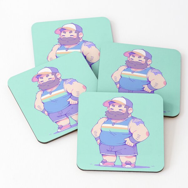 Item preview, Cute chibi muscle bear. designed and sold by TheVibesGallery.
