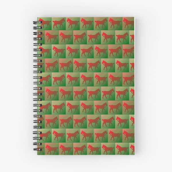 Item preview, Red horses pattern designed and sold by Gaspar Avila.