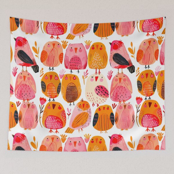 Item preview, Birds on birds on birds  designed and sold by Artlizzard.