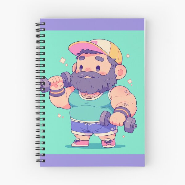 Item preview, Cute chibi muscle bear 2. designed and sold by TheVibesGallery.