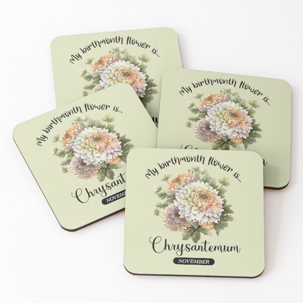 Item preview, Your BirthMonth Flower is - November - Chrysantemum - Stickers, T-Shirts & More designed and sold by AlienSativo.