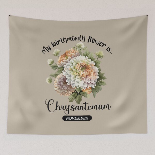 Item preview, Your BirthMonth Flower is - November - Chrysantemum - Stickers, T-Shirts & More designed and sold by AlienSativo.