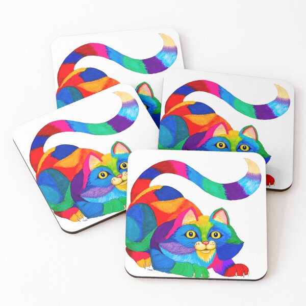 Item preview, Frisky Rainbow Cat designed and sold by Nick Gustafson.