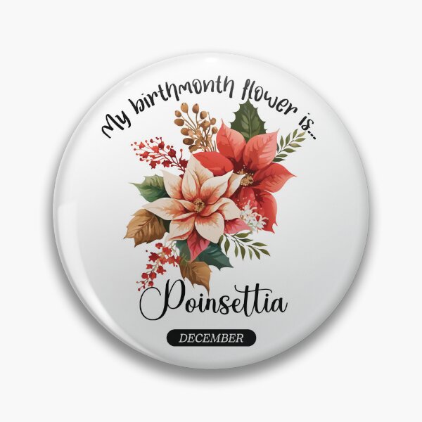 Item preview, Your BirthMonth Flower is - December - Poinsettia - Stickers, T-Shirts & More designed and sold by AlienSativo.