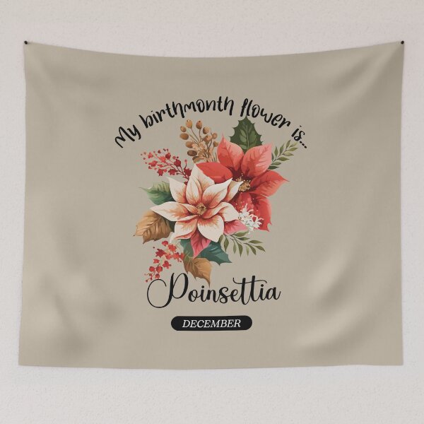 Item preview, Your BirthMonth Flower is - December - Poinsettia - Stickers, T-Shirts & More designed and sold by AlienSativo.