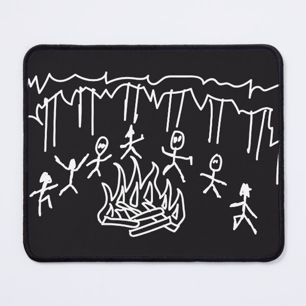 Item preview, Glade Dancing Celtic Forest Druid Wiccan Festival black and white hand drawn HD HIGH QUALITY ONLINE STORE designed and sold by bard-art.
