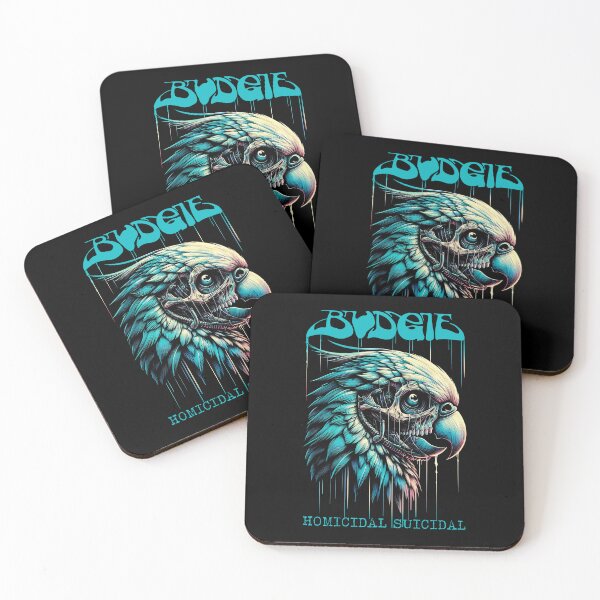 Aperçu de l'œuvre Budgie Band Homicide Suicidaire créée et vendue par RafaelLima7.
