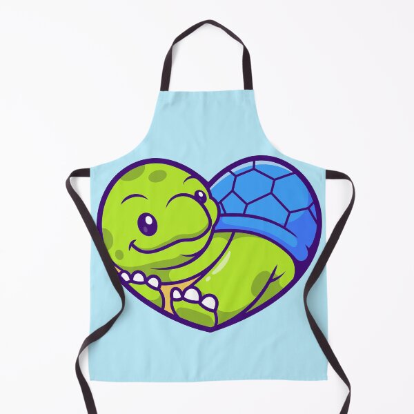 Item preview, Cute Turtle with Love Heart Cartoon Vector Icon Illustration designed and sold by hjian8219.