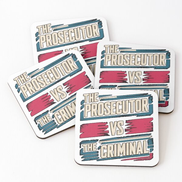 Item preview, The Prosecutor vs The Criminal designed and sold by T-Bucket-Tees.