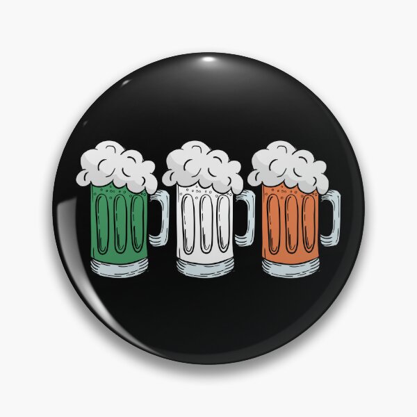Item preview, Ireland Beer Flag Frothy Irish Beer Mugs Flag designed and sold by HolidayT-Shirts.