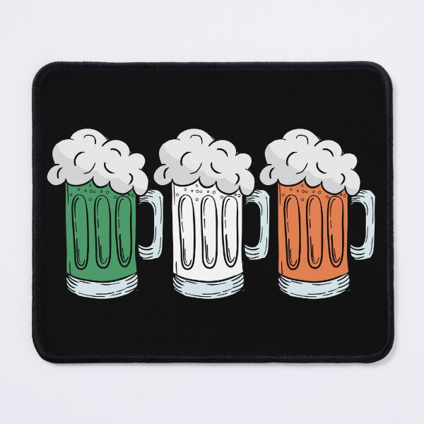 Item preview, Ireland Beer Flag Frothy Irish Beer Mugs Flag designed and sold by HolidayT-Shirts.