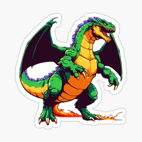 Item preview,  Green trogdor dragon  Anime sticker t-shirt pillows Cotton Tote Bags... designed and sold by Fantasy  and anime  natural landscape art.