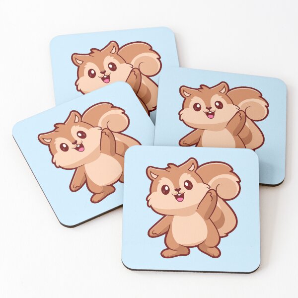 Item preview, Cute Squirrel Waving Hand Cartoon Vector Icon Illustration designed and sold by hjian8219.