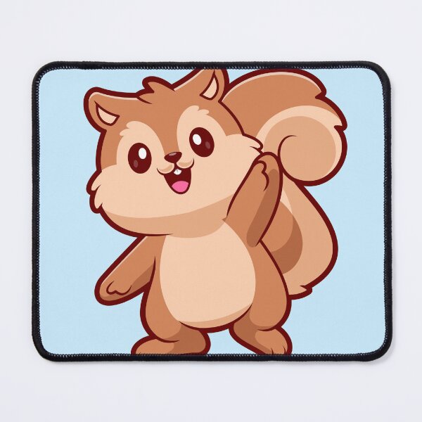 Item preview, Cute Squirrel Waving Hand Cartoon Vector Icon Illustration designed and sold by hjian8219.