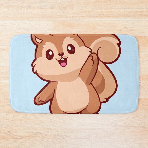 Item preview, Cute Squirrel Waving Hand Cartoon Vector Icon Illustration designed and sold by hjian8219.