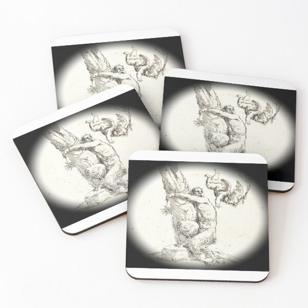 Item preview, "Cupid Punishing a Satyr: Caravaggio's Replica" designed and sold by ConstruArt.