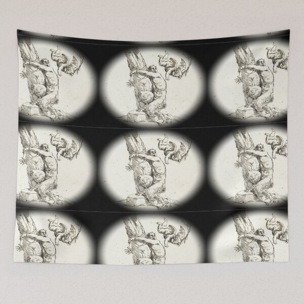 Item preview, "Cupid Punishing a Satyr: Caravaggio's Replica" designed and sold by ConstruArt.