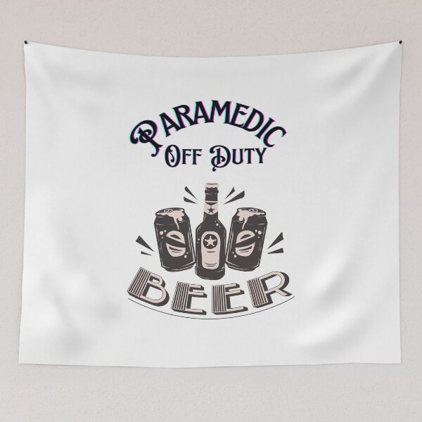 Item preview, Copy of Copy of Copy of Paramedic Off duty T-shirt, Mug, Hat, Tote Bag, Sticker, Pin, Phone case, Ipad case designed and sold by HannZech.