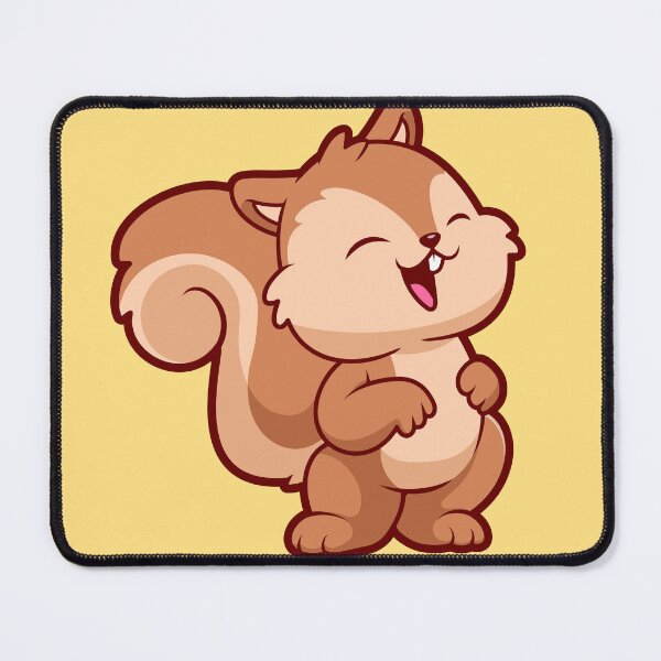 Item preview, Cute Squirrel Smiling Cartoon Vector Icon Illustration designed and sold by hjian8219.