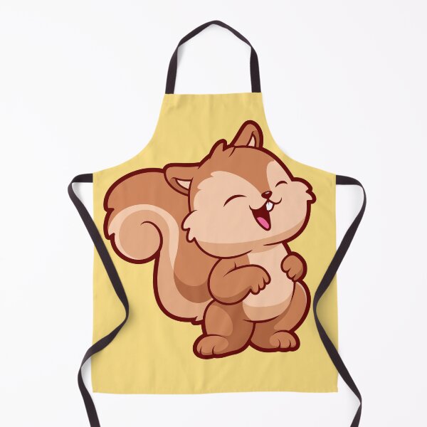 Item preview, Cute Squirrel Smiling Cartoon Vector Icon Illustration designed and sold by hjian8219.