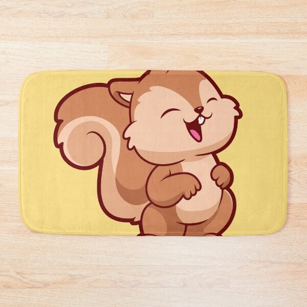 Item preview, Cute Squirrel Smiling Cartoon Vector Icon Illustration designed and sold by hjian8219.