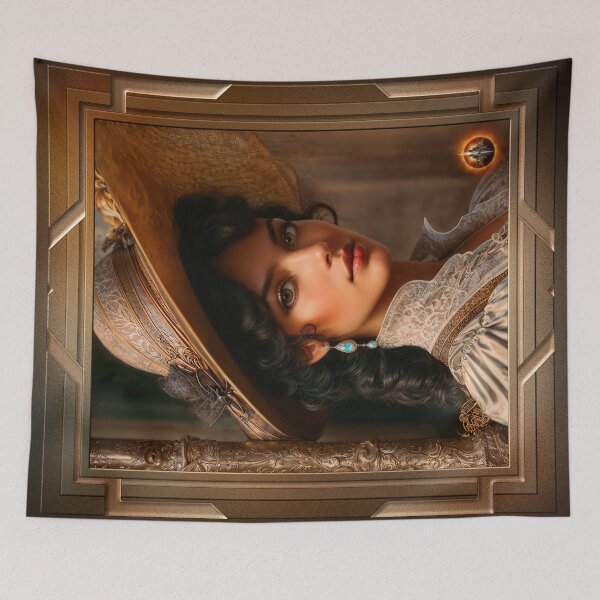 Item preview, A Sprintime Steampunk Beauty Alluring AI Concept Art Portrait by Xzendor7 designed and sold by Xzendor7 Digital Art Creations.