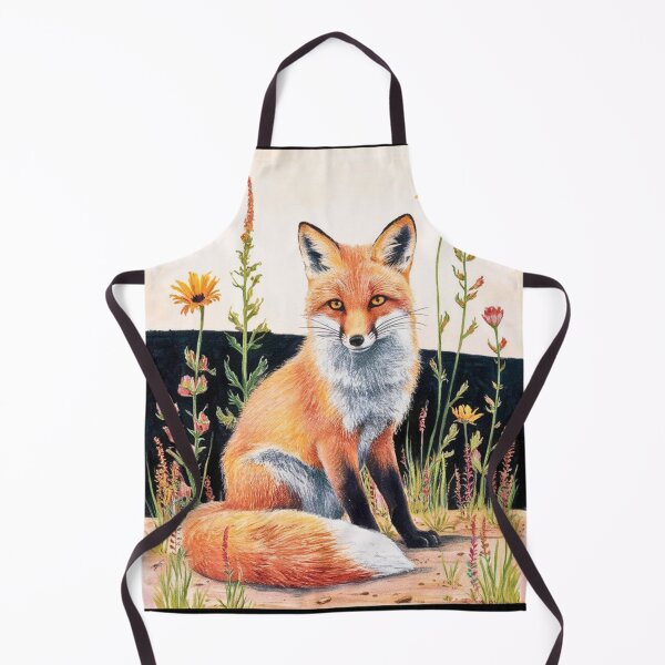 Artikelvorschau, Süßer Fuchs. Entzückender Fuchs, Aquarellfuchs, Fuchszeichnung, Blumenfuchs, Fuchsbild entworfen und verkauft von FoxVibes.