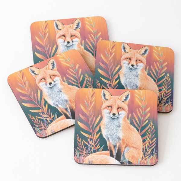 Artikelvorschau, Süßer Fuchs. Entzückender Fuchs, Aquarellfuchs, Fuchszeichnung, Blumenfuchs, Fuchsbild entworfen und verkauft von FoxVibes.