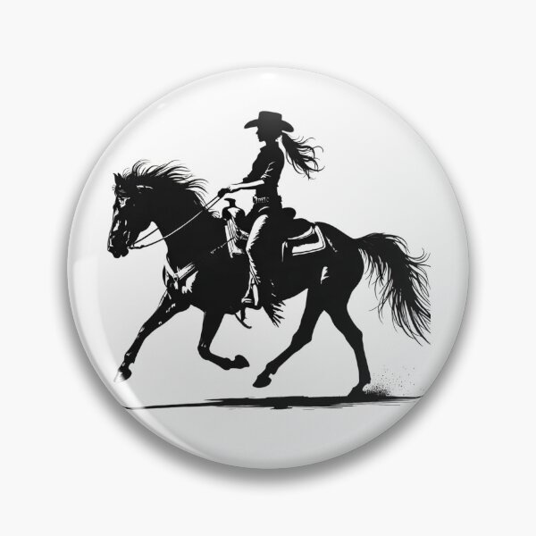 Item preview, Silhouette of a Cowgirl on Horseback designed and sold by GlassPenny.