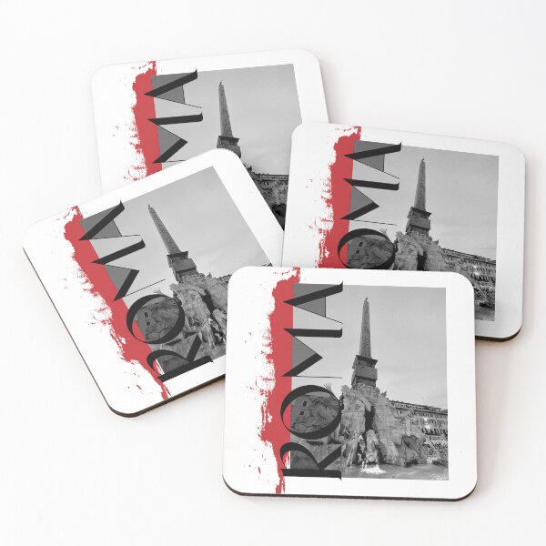 Item preview, Piazza Navona, Rome, Italy - Red Splash designed and sold by FinaldiDesign.