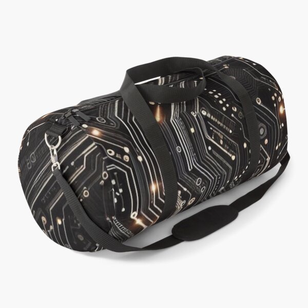 Item preview, Futuristic Circuitry: Electronic Chip Pattern on Black designed and sold by Rui Fernandes.