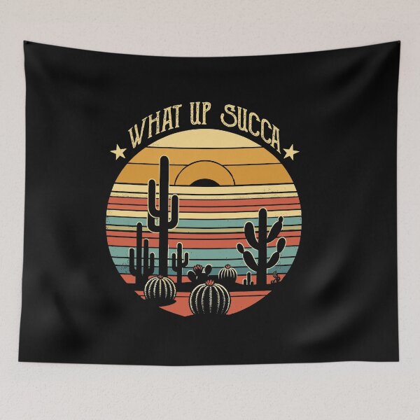 Item preview, Whats Up Succa Funny Succulent Cactus Gardening Plant designed and sold by Dressed For  Duty.