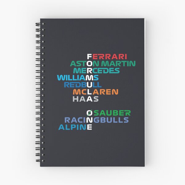 Item preview, Formula One Teams horizontal 2024 designed and sold by ilustralima.
