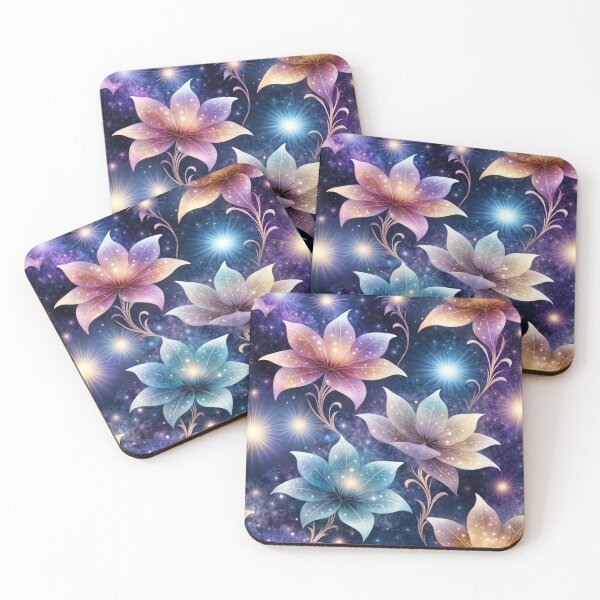 Item preview, Seamless Celestial Flowers - Outer Space designed and sold by JoeZigns81.