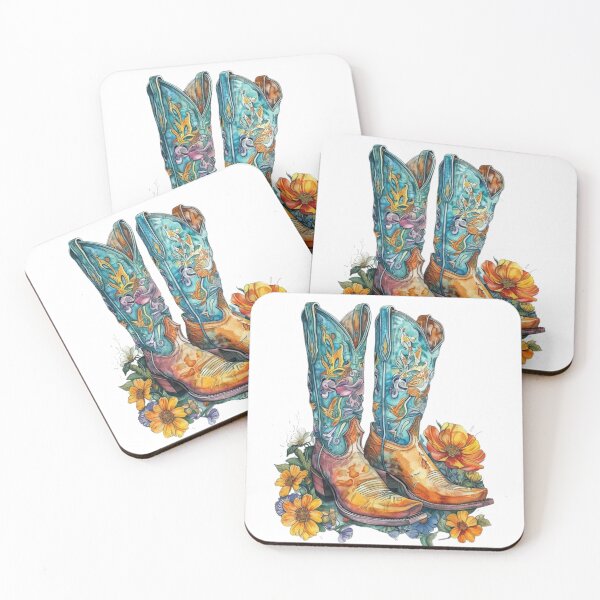 Item preview, Cowgirl Boots in the Meadow designed and sold by PaperieJennifer.