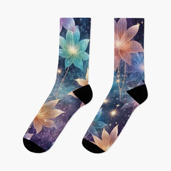 Item preview, Seamless Celestial Flowers - Outer Space designed and sold by JoeZigns81.