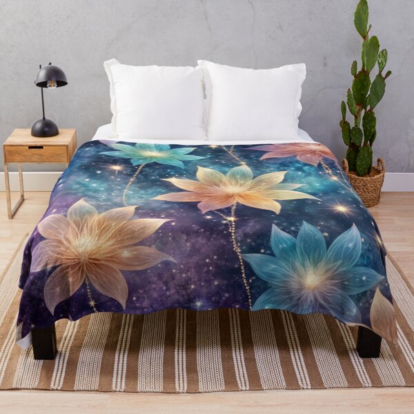 Item preview, Seamless Celestial Flowers - Outer Space designed and sold by JoeZigns81.