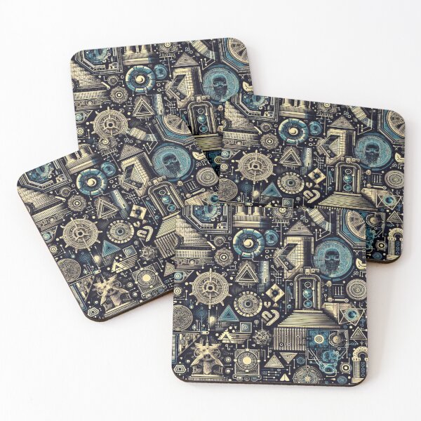 Item preview, Ancient Future: Archaeological Meets Futuristic Pattern designed and sold by Rui Fernandes.