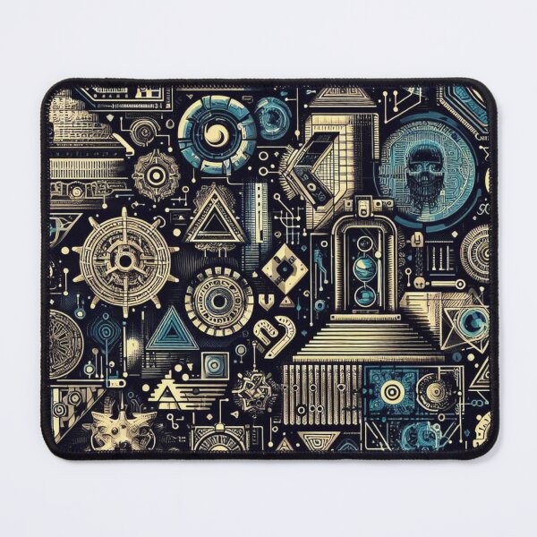 Item preview, Ancient Future: Archaeological Meets Futuristic Pattern designed and sold by Rui Fernandes.