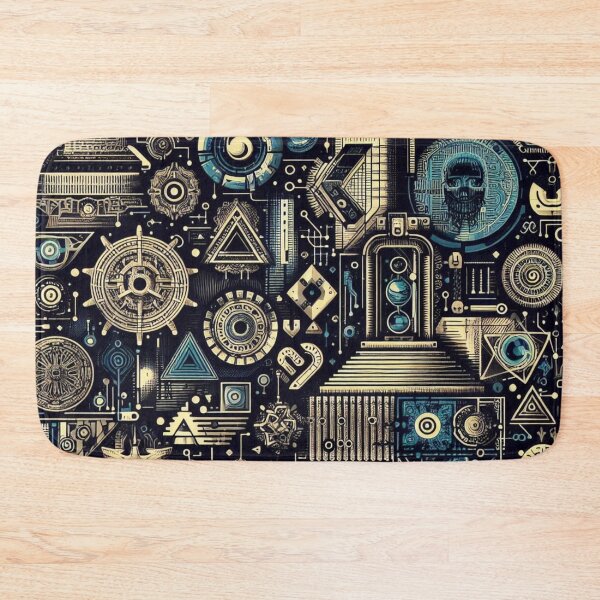 Item preview, Ancient Future: Archaeological Meets Futuristic Pattern designed and sold by Rui Fernandes.